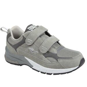 Men's Athletic Two-Strap Shoe Lincoln Wide Width Gray